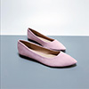 Women Suede Toe Closed Pointed Flat Shoes