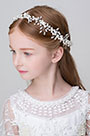 Floral Beads Little Girl Headwear Hair Hoop