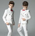 White Boys Suits Children Wedding Tuexdo