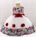 Embroidery Sleeveless Baby Dress Infant Dress