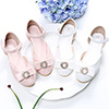 Girl's Round Toe Princess Leather Flat Flower Girl Shoes