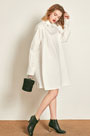 Simple Long Sleeves House Dress Day Dress