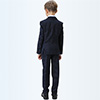 Dark Blue Boys Suits Children Wedding Tuxedo