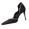 Women Sexy Suede Toe Closed Pointed High Heels Shoes