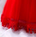 Vestido de bebé sin mangas rojo Vestido de bebé