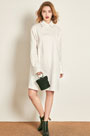 Simple Long Sleeves House Dress Day Dress