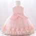 Round Neck Handmade Lace Baby Dress