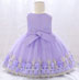Round Neck Handmade Lace Baby Dress