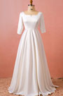 Elegant Short Sleeves Bridal Wedding Dress Plus Size Dress