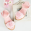 New Pink & White Open Toe Cute Party Sandals Shoes