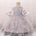 Embroidery Short Sleeves Baby Dress Infant Dress