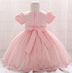 Lace Short Sleeves Baby Dress Infant Dress