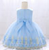 Round Neck Handmade Lace Baby Dress