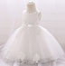 Cute Round Neck Sequins Tulle Baby Dress