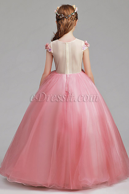 Vestido de fiesta de la muchacha de flor de la boda de flora