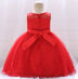 lovely Round Neck Lace Tulle  Baby Dress