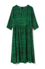 Vestido de día de Shepherd Green Check para mujeres