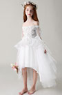 Princess Off Shoulder Children Wedding Flower Girl Dress