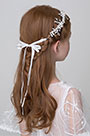 Floral Beads Little Girl Headwear Hair Hoop