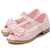 Open Toe Leather Flat Flower Girl's Sandals Shoes