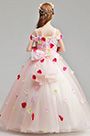 Lovely Flora Long Wedding Flower Girl Dress
