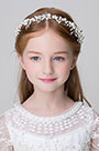 Floral Beads Little Girl Headwear Hair Hoop