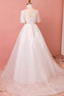 Plus Size Short Sleeves Women Dress Wedding Dress