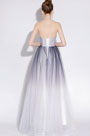 Robe de Bal Gris Licou En Broderie Tulle