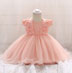 Cap Sleeves Lace & Tulle Baby Dress Infant Dress