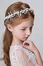 Floral Beads Little Girl Headwear Hair Hoop