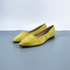 Simple Suede Toe Closed Pointed Flat Shoes