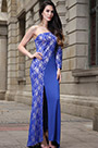 One Shoulder Lace Evening Dress Prom Dress