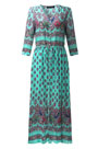 Chic Women Printed Plus Size Dress Holiday Dress