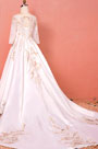 Sheer Top Lace Plus Size Wedding Dress