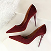 Chaussures À Talon Haut En Velours Elégant Pour Femmes