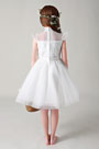 Bow-knot Lace Flower Girl Dress