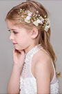 Bow-knot Floral Beads Girl Headwear