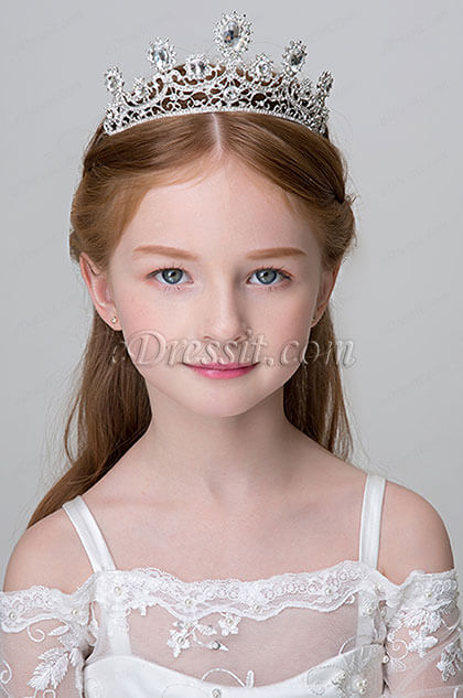 Обруч для волос с жемчужной короной