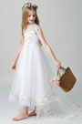 Lange Kinder Hochzeit Blumenmädchen Kleid