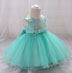 Prinzessin Bow Knoten Spitze Baby Kleid