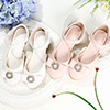 Girl's Round Toe Princess Leather Flat Flower Girl Shoes