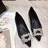 Shiny Beadings Toe Closed Rhinestone Shoes