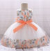 Embroidery Sleeveless Baby Dress Infant Dress