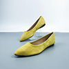 Women Suede Toe Closed Pointed Flat Shoes