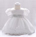 Lovely Lace Short Sleeves Baby Dress