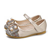 Lovely Closed Toe Flat Buckle Flower Girl's Shoes