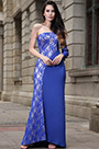 One Shoulder Lace Evening Dress Prom Dress