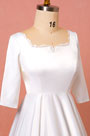 Elegant Short Sleeves Bridal Wedding Dress Plus Size Dress