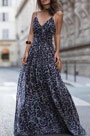 Spaghetti Leopard Sommerkleid Bedrucktes Kleid