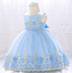 Round Neck Handmade Lace Baby Dress
